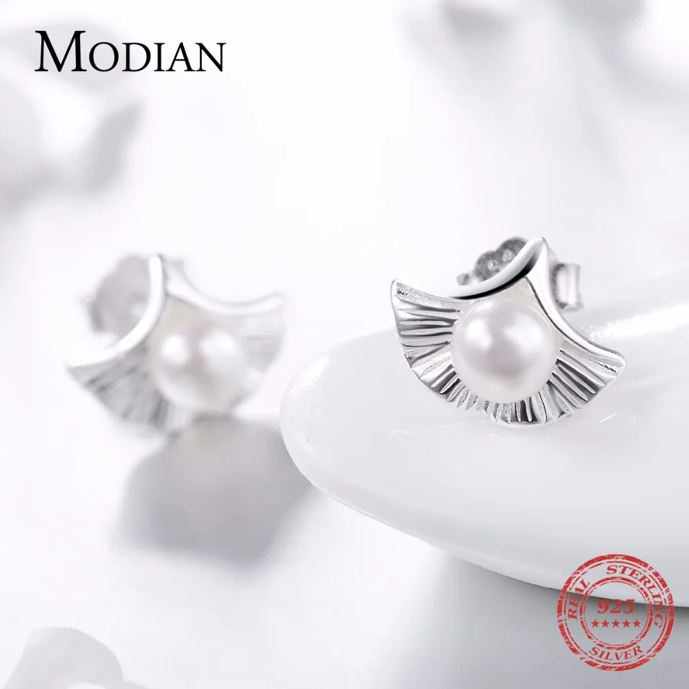 Modian Новое поступление 925 стерлингового серебра натуральный пресноводный жемчуг
