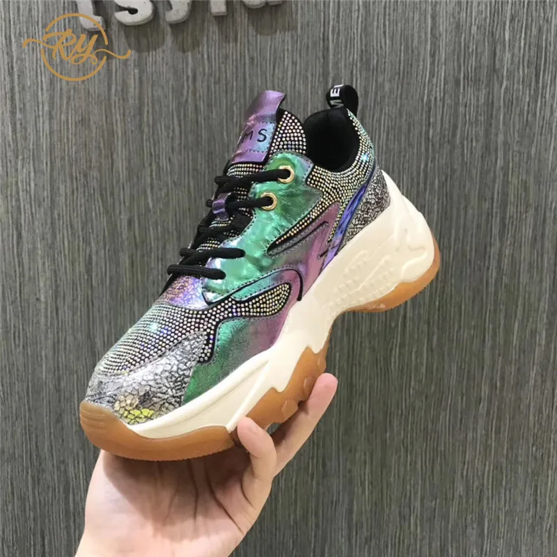 RY RELAA женские кроссовки 2018 роскошная Брендовая женская обувь из натуральной кожи