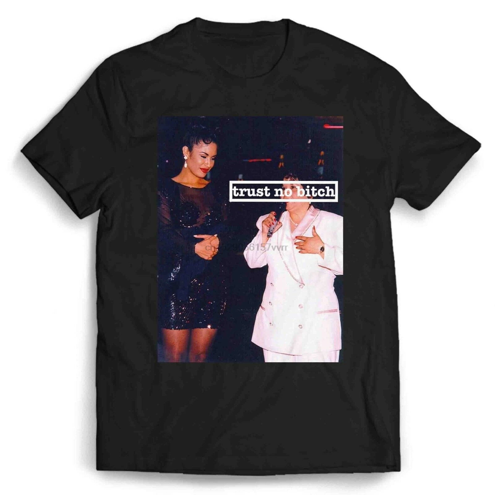 Мужская и женская футболка Selena Trust No Bitch | одежда
