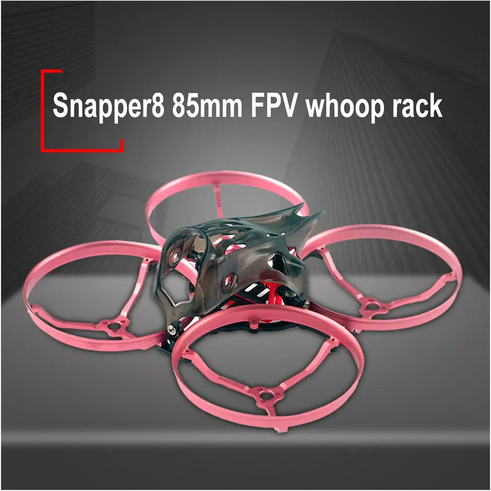 HappyModel-Kit de marco de fibra de carbono FPV, Snapper8, 85mm, con protector de aleaci&oacute;n de aluminio CNC para Drones de 1935, 2 pulgadas, 2S, 3S-5