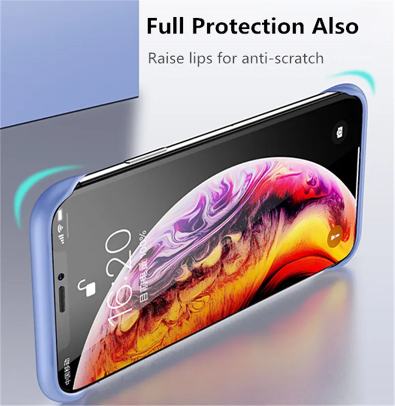 Hyxindy Бескаркасный чехол для iPhone X 7 6 6S 8 Plus жидкий силиконовый PC задняя крышка XS Max XR