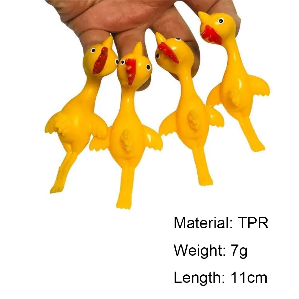 Забавная игрушка в подарок катапульта цыпленок TPR мягкая Старт Рогатка индейки