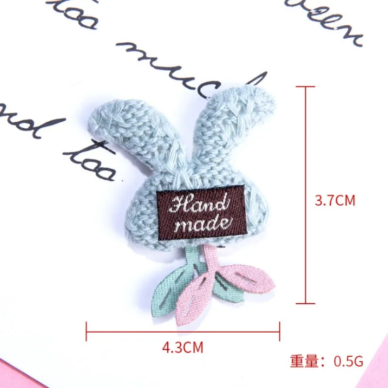 

20pcs Plush cute bear rabbit butterfly Patches Appliques for Craft Clothes Sewing Supplies DIY Hair Clip Accessories
