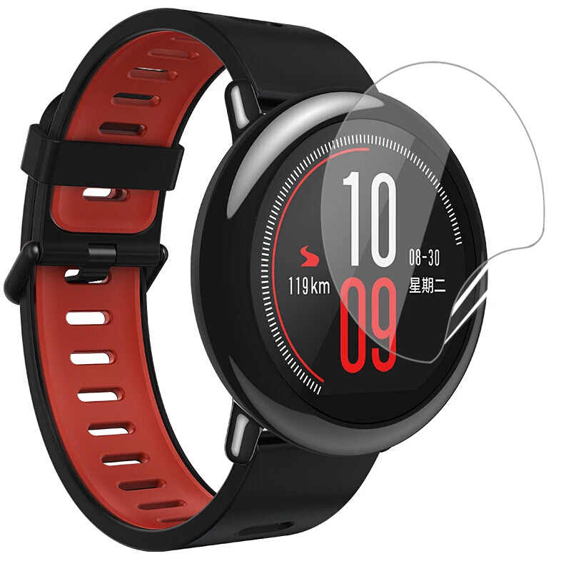 Оригинальный ТПУ спортивные часы Защитная пленка для Xiaomi Huami Amazfit Stratos 2 2s Stratos2 Pace 3D