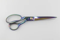 jincraftsman%c2%ae %e2%80%93 10 inch high grade multicolored titanium plated office scissor shear