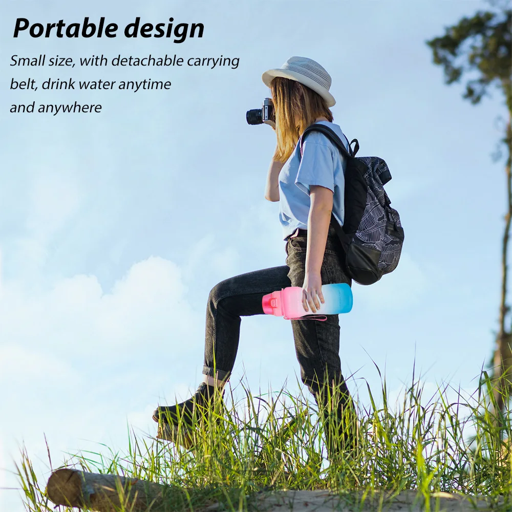 

2000ml Sports Water Bottle High Capacity Outdoor Water Bottle Cup Plastic Portable Water Cup Dinkware Camping Bike Bottle