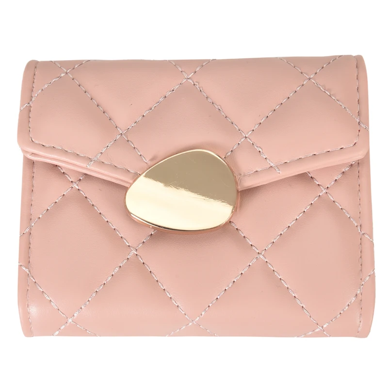 

Original Brand Popular Embroidery Thread Student Female Coin Purse 2021 New Fashion Small Card Bag Short Wallet