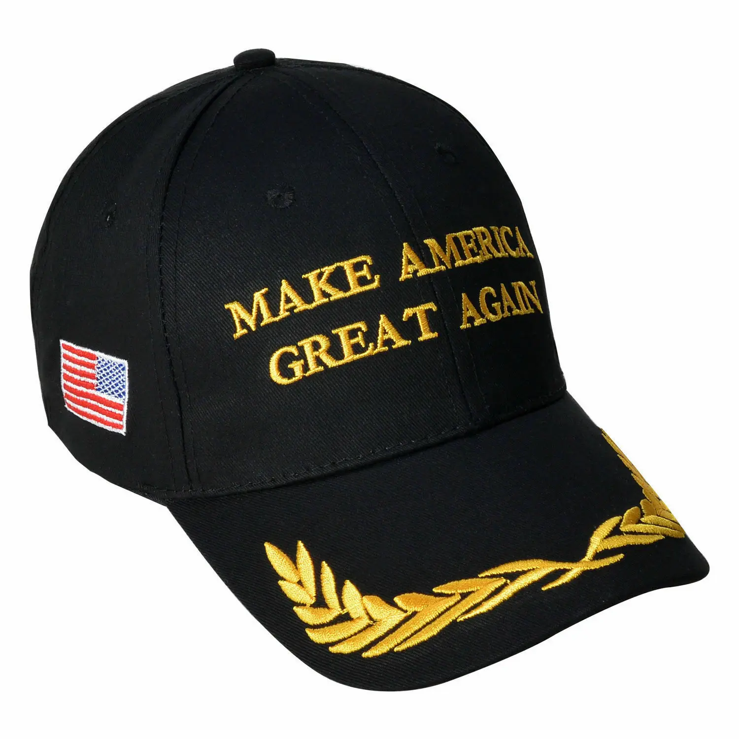Черный Президент Дональд Кепка Трампа толстовки с надписью «Make America Great Again» Республиканская Кепка Для мужчин Для женщин Регулируемая крышка Повседневное ярко-красные Бейсбол Кепки s - Цвет: Черный