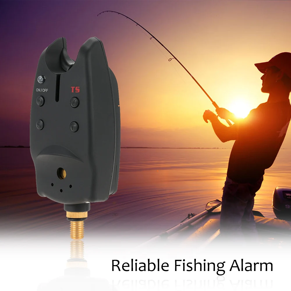 

Lixada Professional Carp Fishing Bite Alarm Indicator LED Sound Alert On Fishing Rods Fishing Tackle Gear 2022 New Fast Delivery