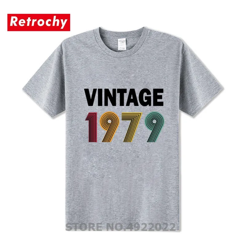 Фирменная Новинка летняя мужская футболка сделано в 1979 40 лет удивительные