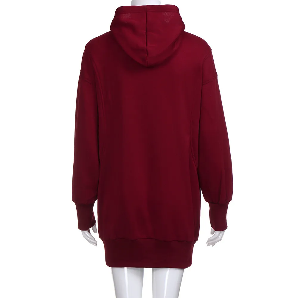 Women Fashion Solid Color Clothes Hoodies Pullover Coat Hoody Sweatshirt Streetwear Women Oversized Hoodies Moletom Feminino