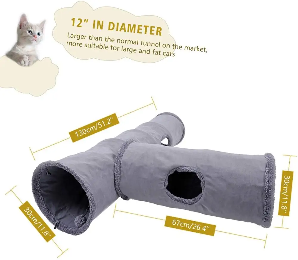 Складные игрушки для кошек игровые туннели домашних животных обучающие