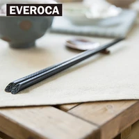 1 pair of creative wooden chopsticks japanese style non slip reusable western arrow wood cutlery