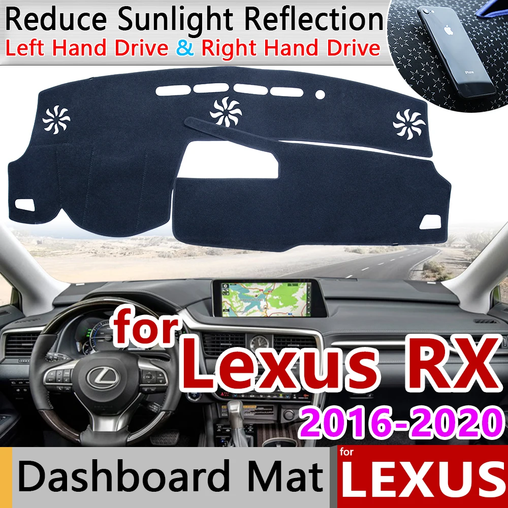 Для Lexus RX 2016 ~ 2020 AL20 Противоскользящий коврик на приборную панель солнцезащитный