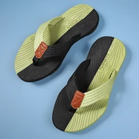 men flip flops summer breathable sandals shoes for men non slip rubber soles slippers fashion outdoor casual shoes big size 45