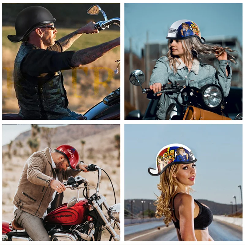 Соман Ретро стиль половина Moto шлем кокосовые поля Halfe лицо Cascos унисекс Capacete Abs