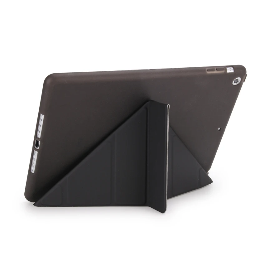 Смарт Услуга/сна чехол для нового iPad 9.7 A1822 Мода ультратонких+ Мягкий ТПУ прозрачный задняя крышка Подставка+ один Stylus подарок