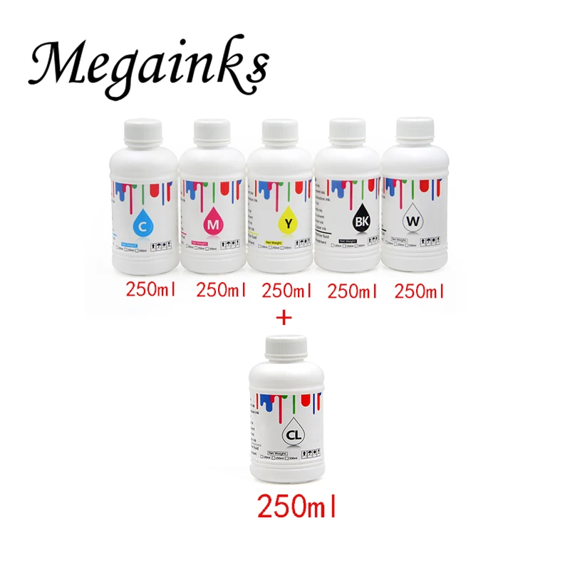 250 мл * 5 флаконов для DX5 DX6 Epson 7400 7450 9400 9450 7800 9800 7880 планшетный и текстильный