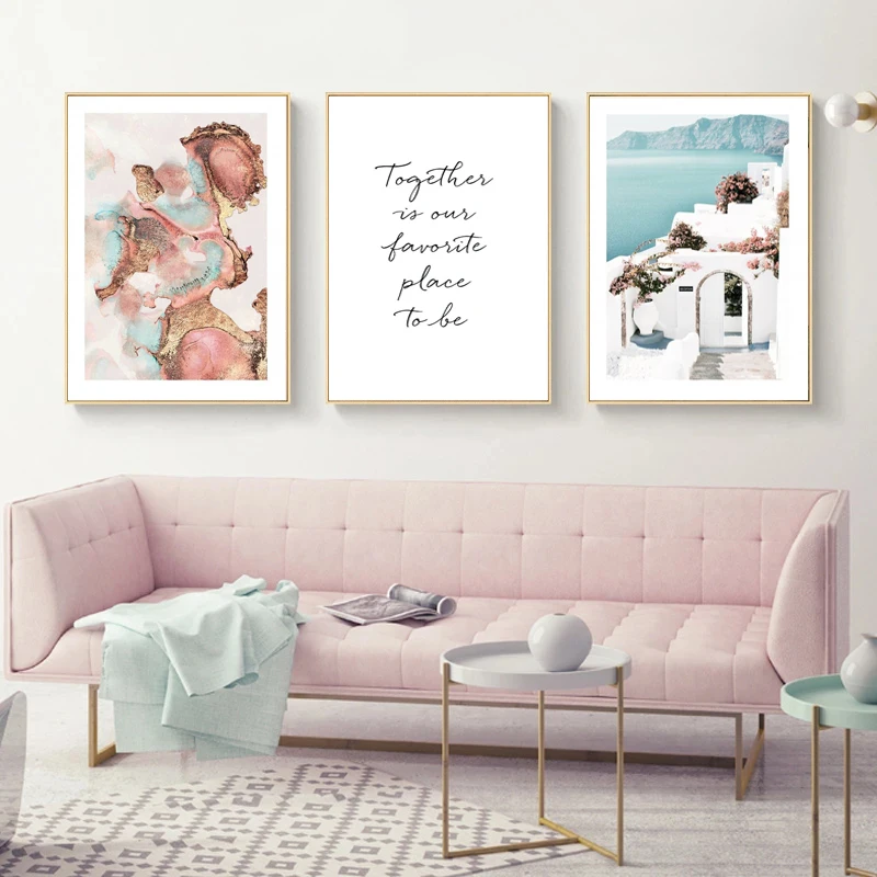 Постер с изображением итальянского берега Амальфи и моря художественный постер