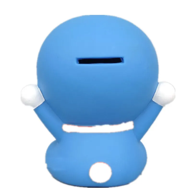 

4" Doraemon Pokonyan Creative Cartoon Saving Box Birthday Gift Decoration Plastic Action Figure Collectible Model Toy 10CM X2610