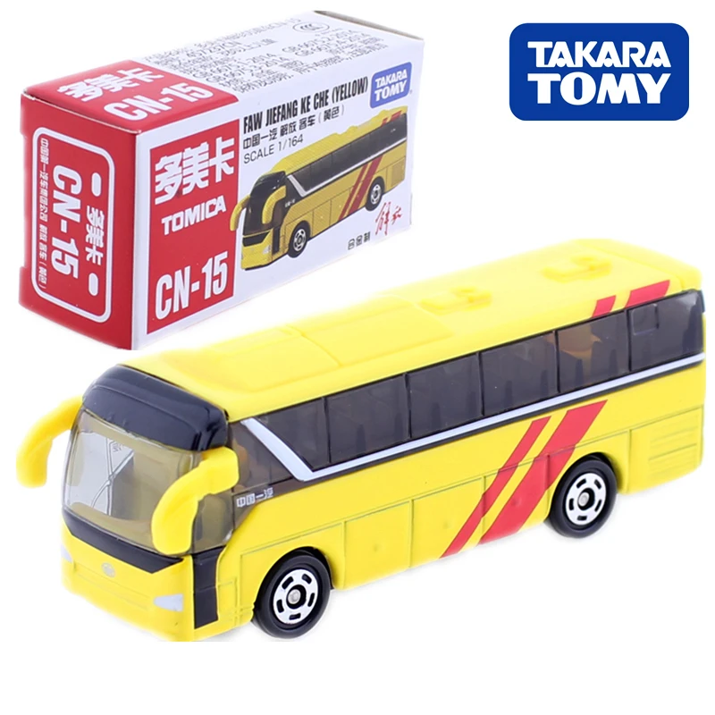 

TAKARA TOMY TOMICA Cn-15 Chinese FAW JIEFANG KE CHE Bus Model Kit 1/164 Diecast Pop Baby Toys Magic Funny Miniature Kids Bauble