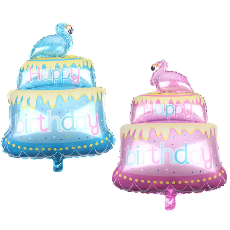 

1pc cartoon animal balloon love flamingo wedding birthday decoration party balloon crown flamingo white swan foil ballons