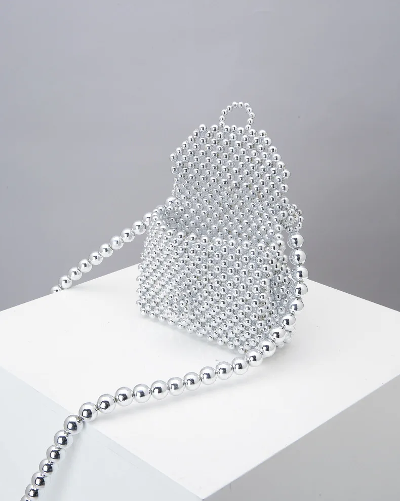 Жемчужные сумочки ручной работы акриловый мини Чехол для помады элегантная