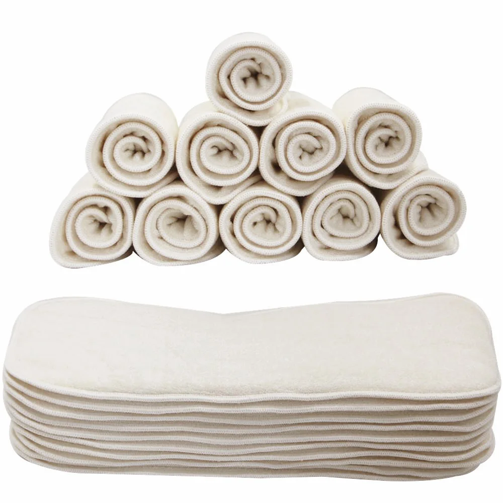 

Baby diapers washable diapers insert 4 layers of 1Pc reusable soft and comfortable