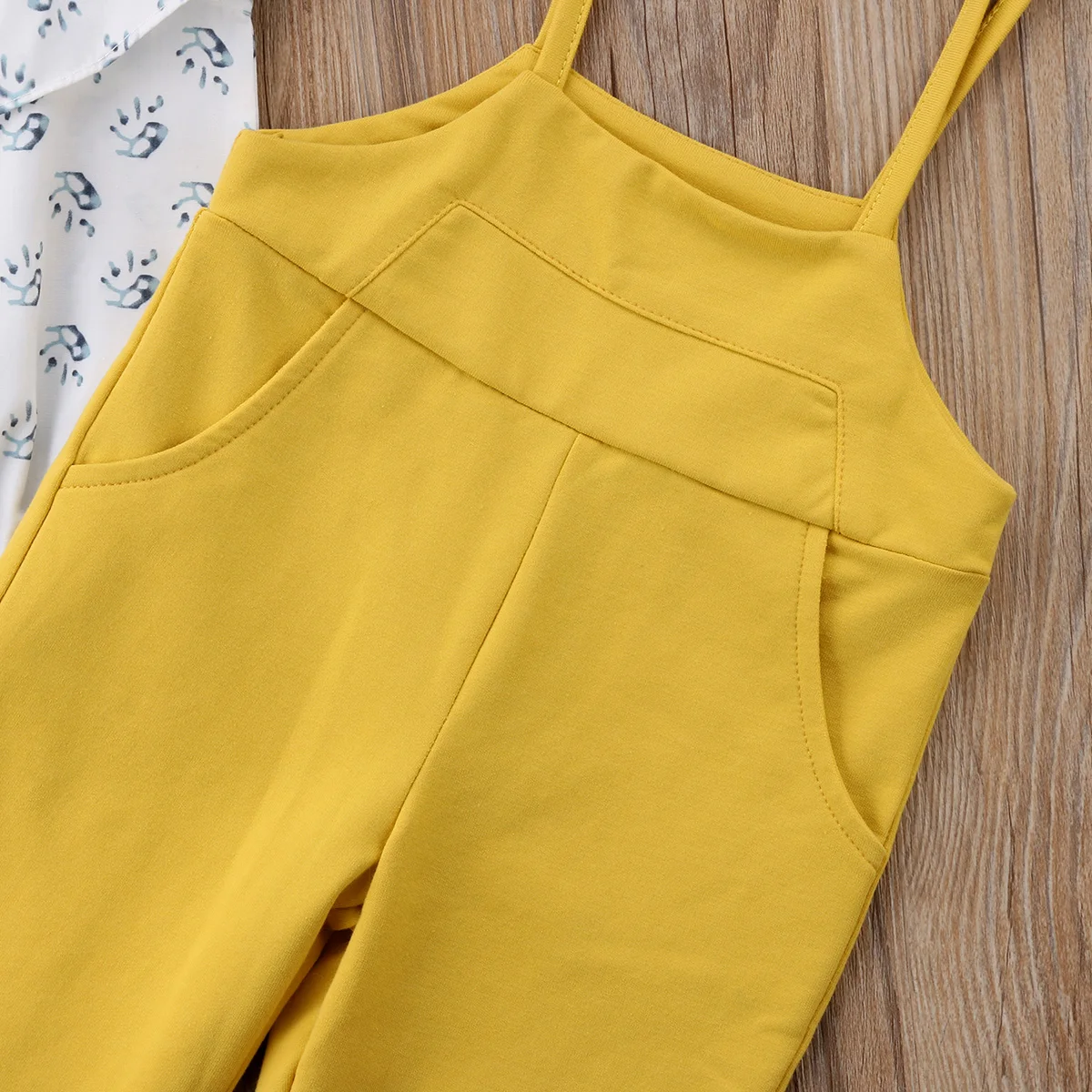 Детский летний топ с открытыми плечами и длинные леггинсы|Ромперы| |