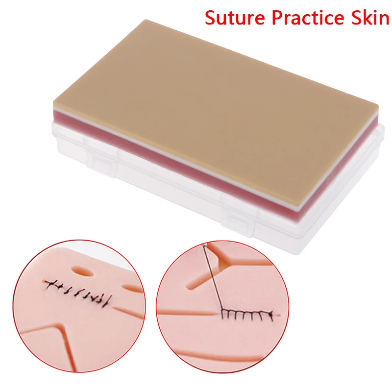 

DIY Silicone Suture Practice Skin Stitches Model Surgical Incision Training Pad Student Model Pad