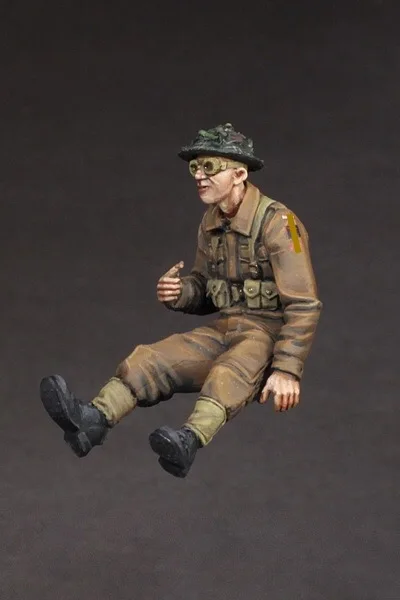1/35 фигурка модели из смолы GK 4 фигурки без автомобиля несобранный и Неокрашенный