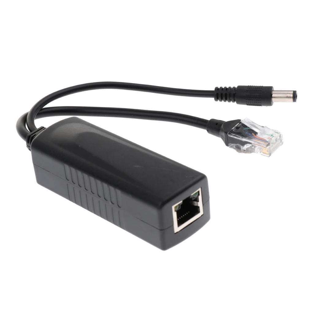 Активный 48В до 12В PoE мощность по Ethernet сплиттер совместим с IEEE 802.3af/at | Компьютеры и
