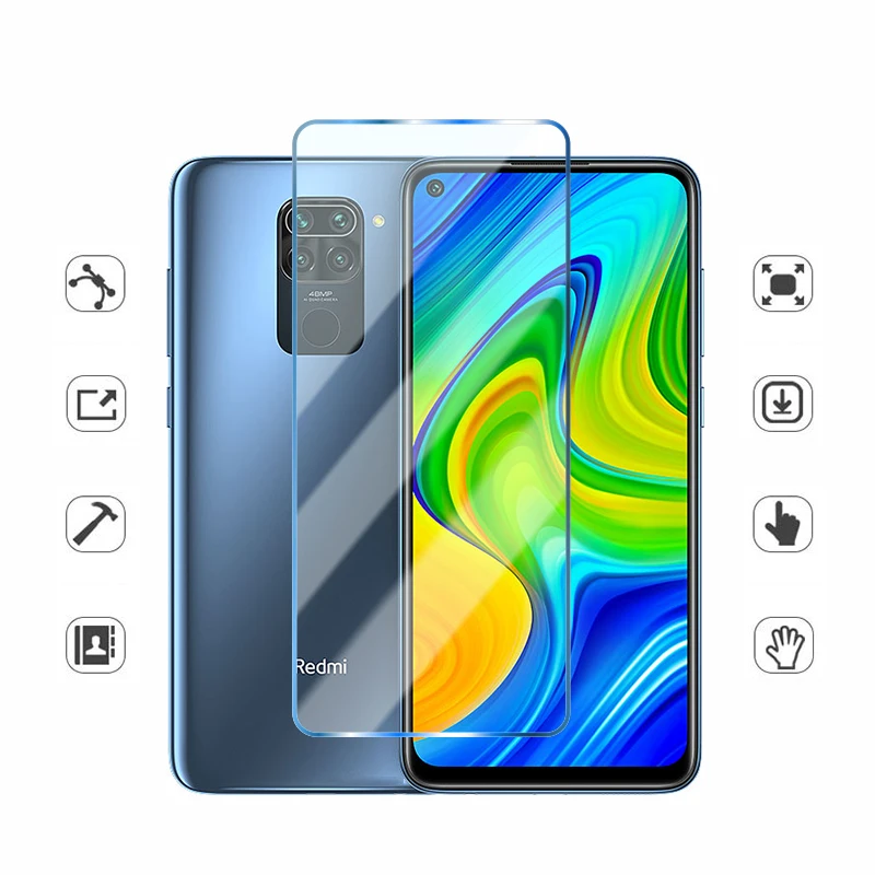 

4in1 Tempered Glass For Xiaomi Redmi 10 9 8 Screen Protector Camera Lens Protective Film Redmi 9A 8A 9T 9C NFC 9AT