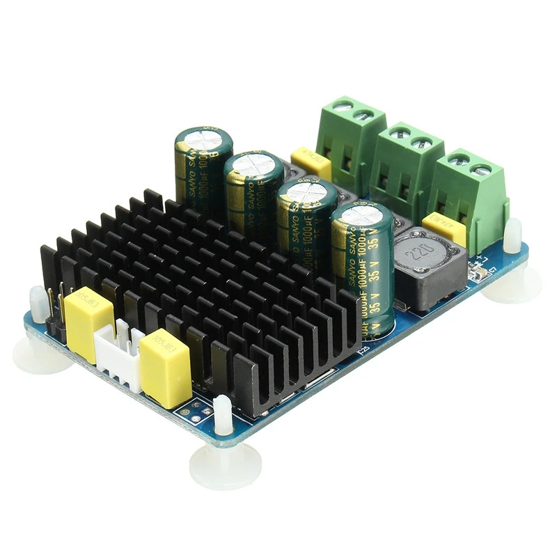 Tda7498 2 канала 2X100W Dc 8 ~ 32V Цифровой стерео усилитель мощности|Аксессуары для