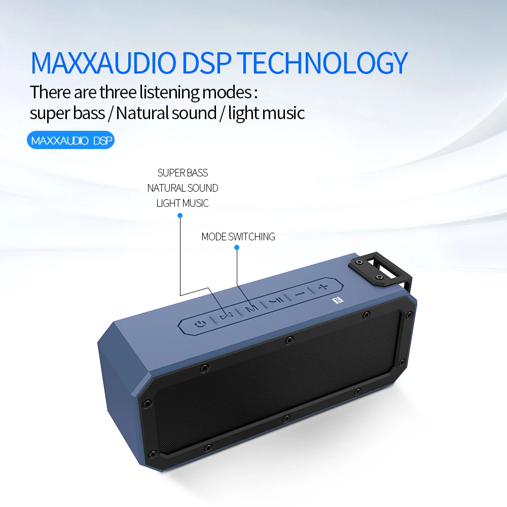 Cyboris 40 Вт 6600 мАч портативный открытый IP67 Водонепроницаемый NFC Сабвуфер стерео TWS беспроводной Bluetooth динамик тип-c аудио DSP звук