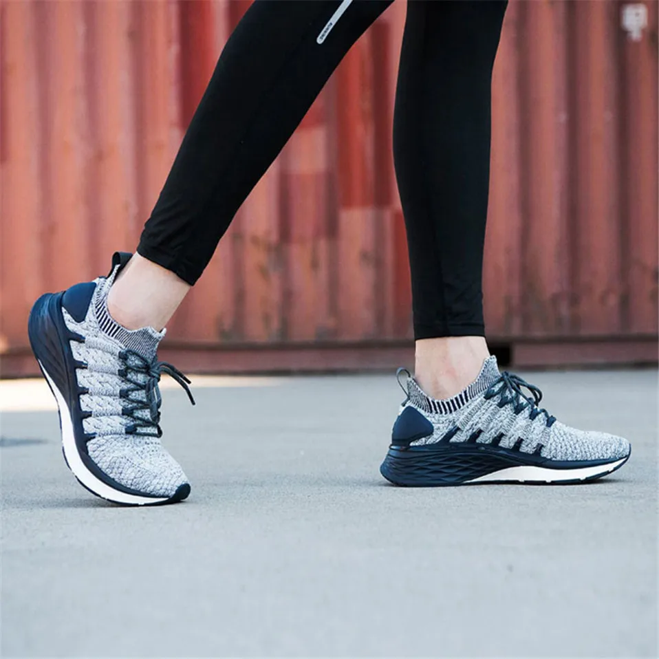 Новинка Xiaomi Mijia Sneaker 3 мужские кроссовки 3 Uni-moulding 2,0 Fishbone Lock system эластичный вязаный вамп амортизирующая подошва