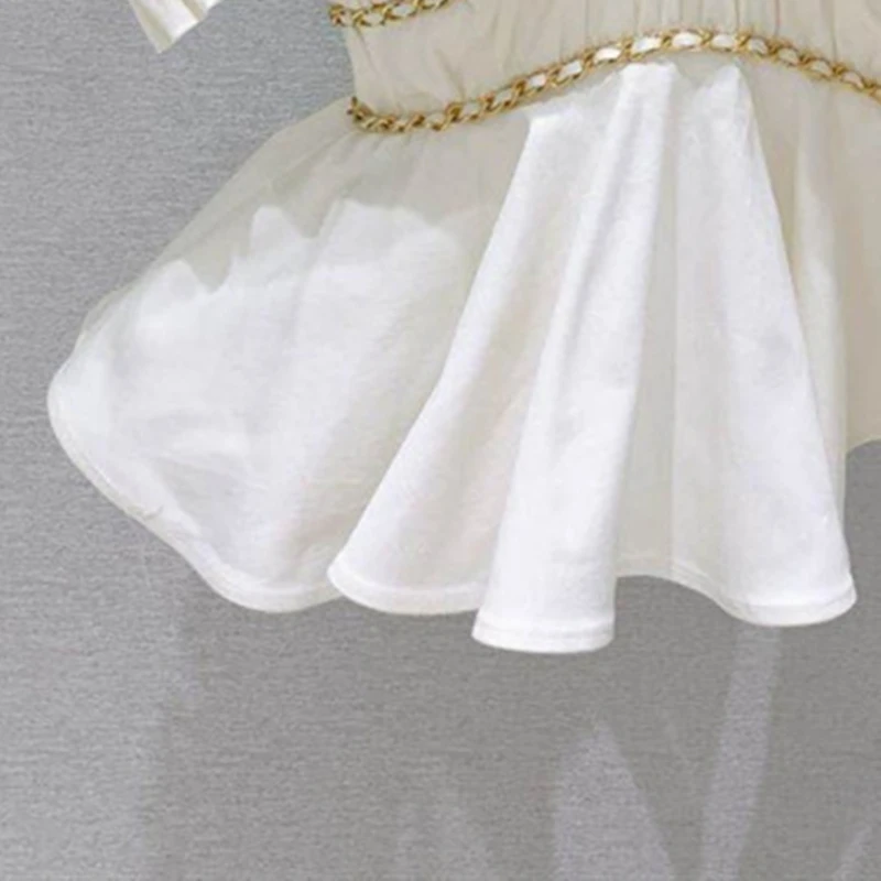 

Summer Women Blouses Fashion Chain Fold Decoration Slash Neck Woman Tops Shirt Blusas Sexy Ladies Blouses 6.2