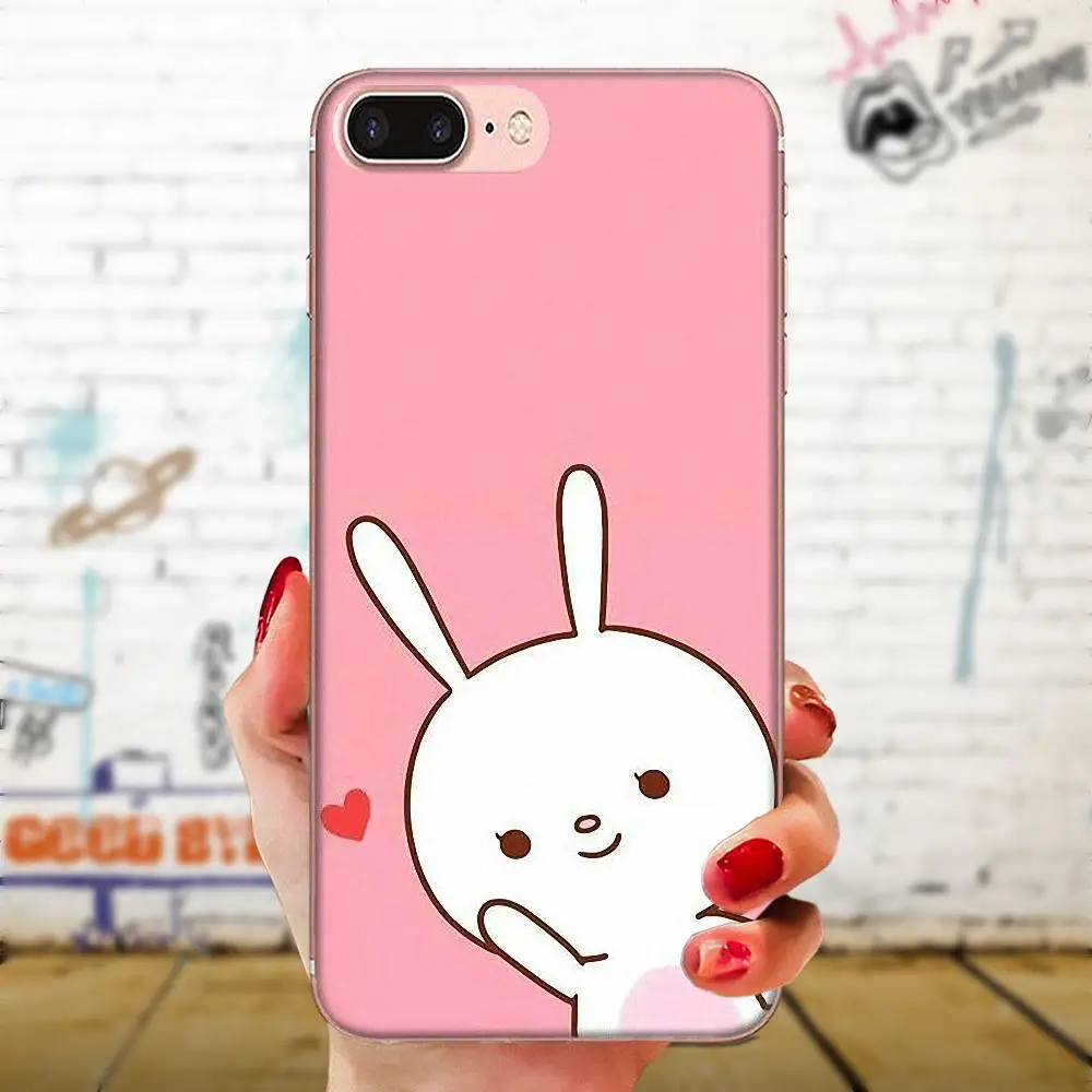 Мягкий чехол для sony Xperia Z Z1 Z2 Z3 Z4 Z5 compact Mini M2 M4 M5 T3 E3 E5 XA XA1 XZ Premium Cutest Rabbit | Мобильные