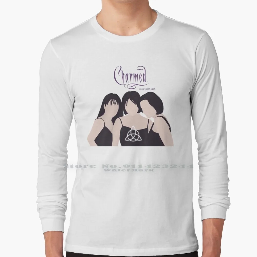 

Charmed 1998 футболка с длинным рукавом Tee Charmed1998 Charmed 1998 Fantasy The Charmed Ones Phoebe Prue Piper Book Of Shadow Demon