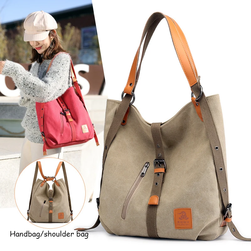 Женская сумка на одно плечо модная из парусины для девушек повседневная покупок