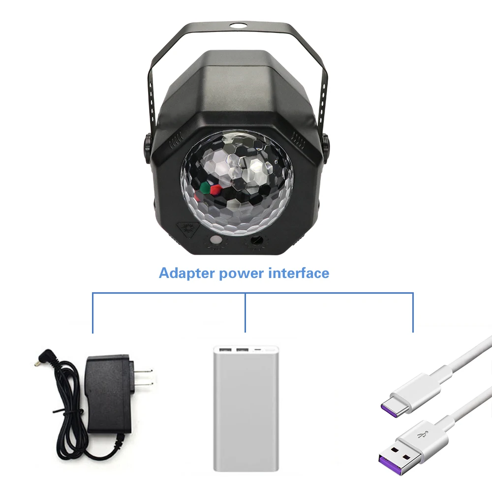 Светодиодная лампа для дискотеки освещение музыки RGB Освещение диджея звуковая