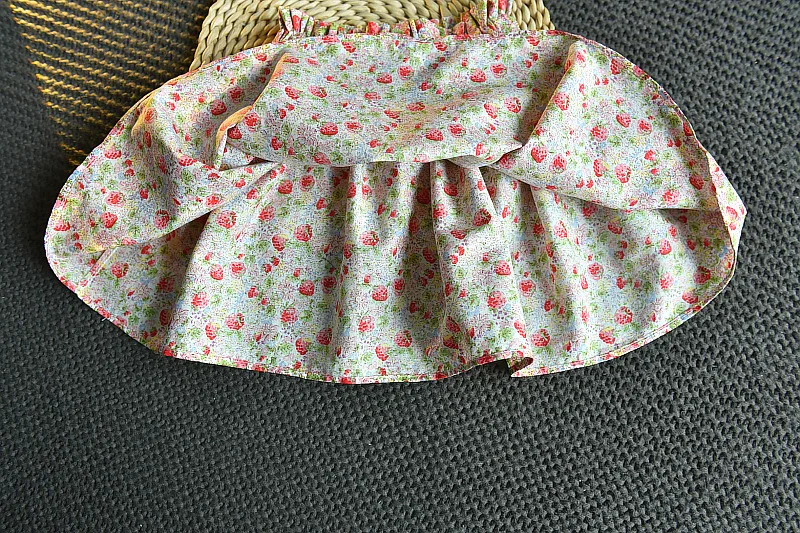 

Cute Girls Clothes Sets White Lace Blouse+floral Skirt 2pcs Kids Ruffle Sleeve Turn-down Collar Outfit Lovely Suit For 2-7t Baby