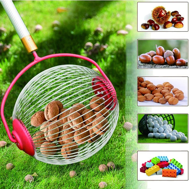 

Комбайн для скатывания орехов, инструмент для быстрого сбора фруктов и орехов, грецких орехов и Каштанов без изгиба