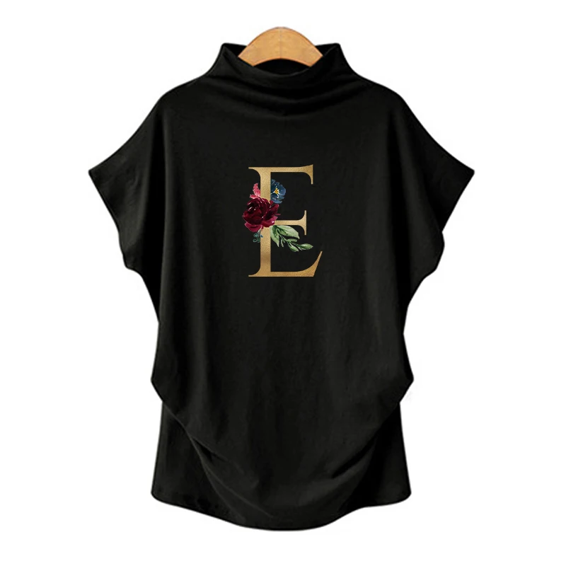 

Summer Tshirt Women Harajuku Vintage O Neck Letter Print Fashion Short Sleeve Casual Tee Tops Ladies T-Shirt 2021