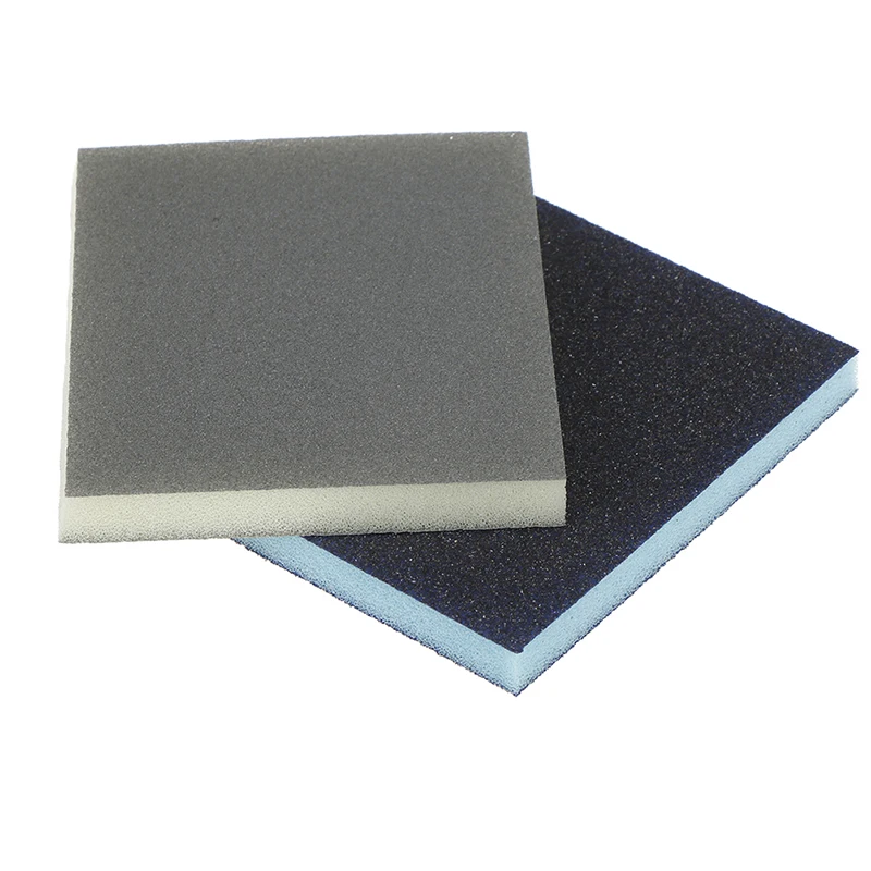 

2pcs 120*100*12mm 120-1000grit Polishing Sanding Sponge Block Pad Sandpaper Assorted Abrasive Tool Random Color