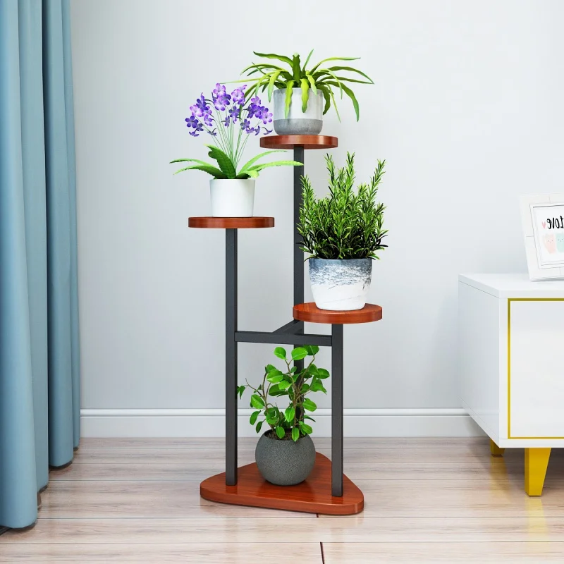 

Hanging Orchid Shelf Living Room Bedroom Flower Stand Multi-layer Indoor Specials Wrought Iron Balcony Flower Stand Shelf Home