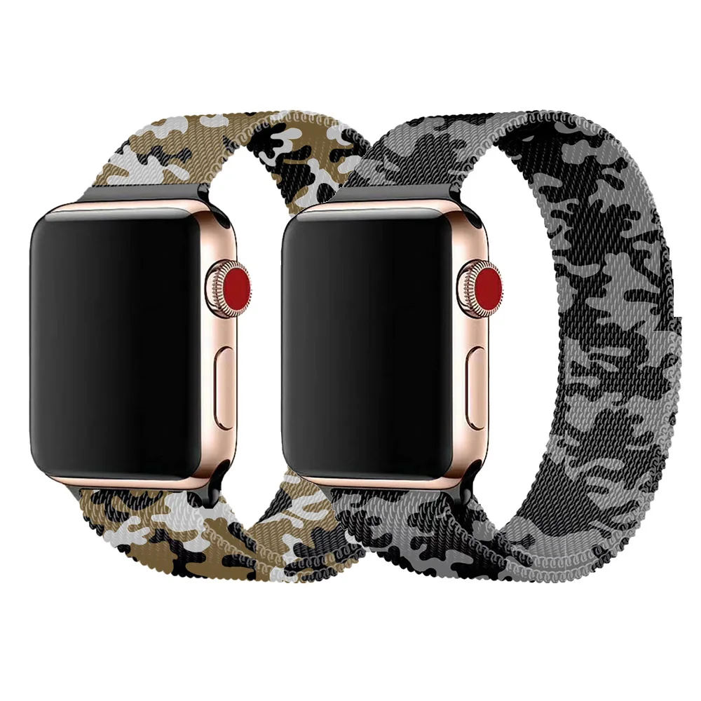 Миланская петля браслет из нержавеющей стали для Apple watch 1 2 3 42 мм 38 мм металлический ремешок для iWatch серии 4 5 40 мм 44 мм браслет