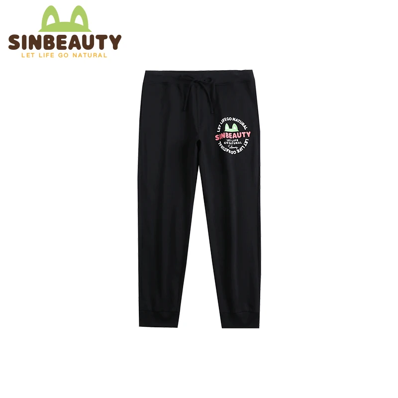 

SINBEAUTY Women Sweat Pant Harajuku Cartoon Printed Trousers Jogger 2021 Drawstring Cargo Pant Streetwear Casual Autum SP5004