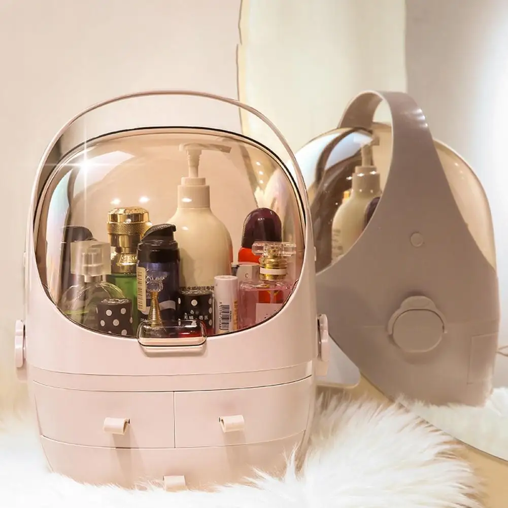 

Space Capsule Makeup Organizer Cosmetic Storage Box Drawer Brush Lipstick Holder Makeup Organizer Skin Care Storage Drawer
