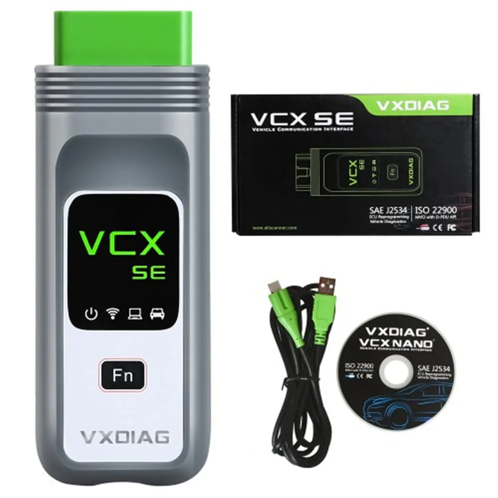 

Оригинальный VXDIAG VCX SE поддерживает онлайн-программирование ECU вместе с программным жестким диском